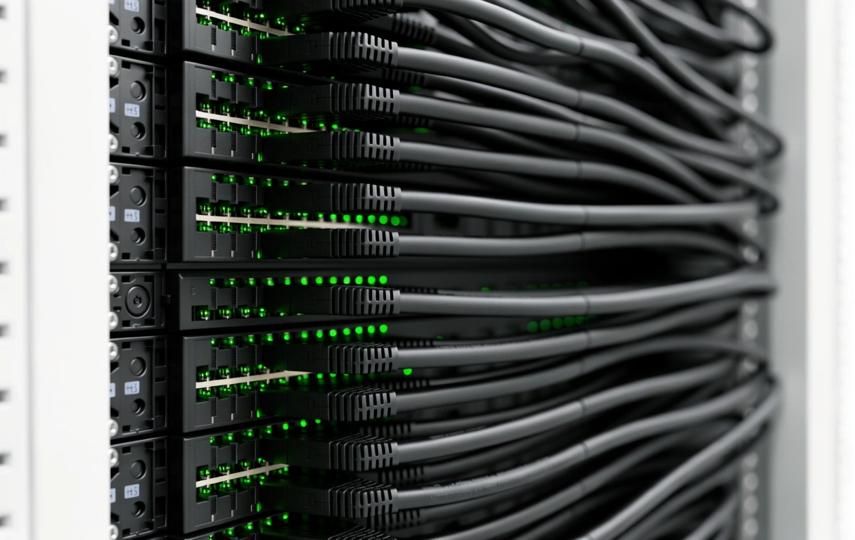 Server infrastructure and organized cabling